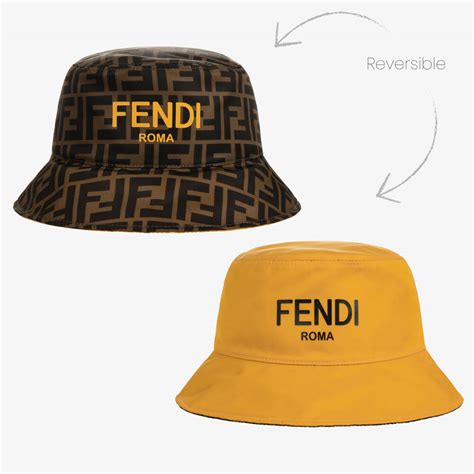 fendi reversible hat|Shop Fendi Reversible FF Bucket Hat .